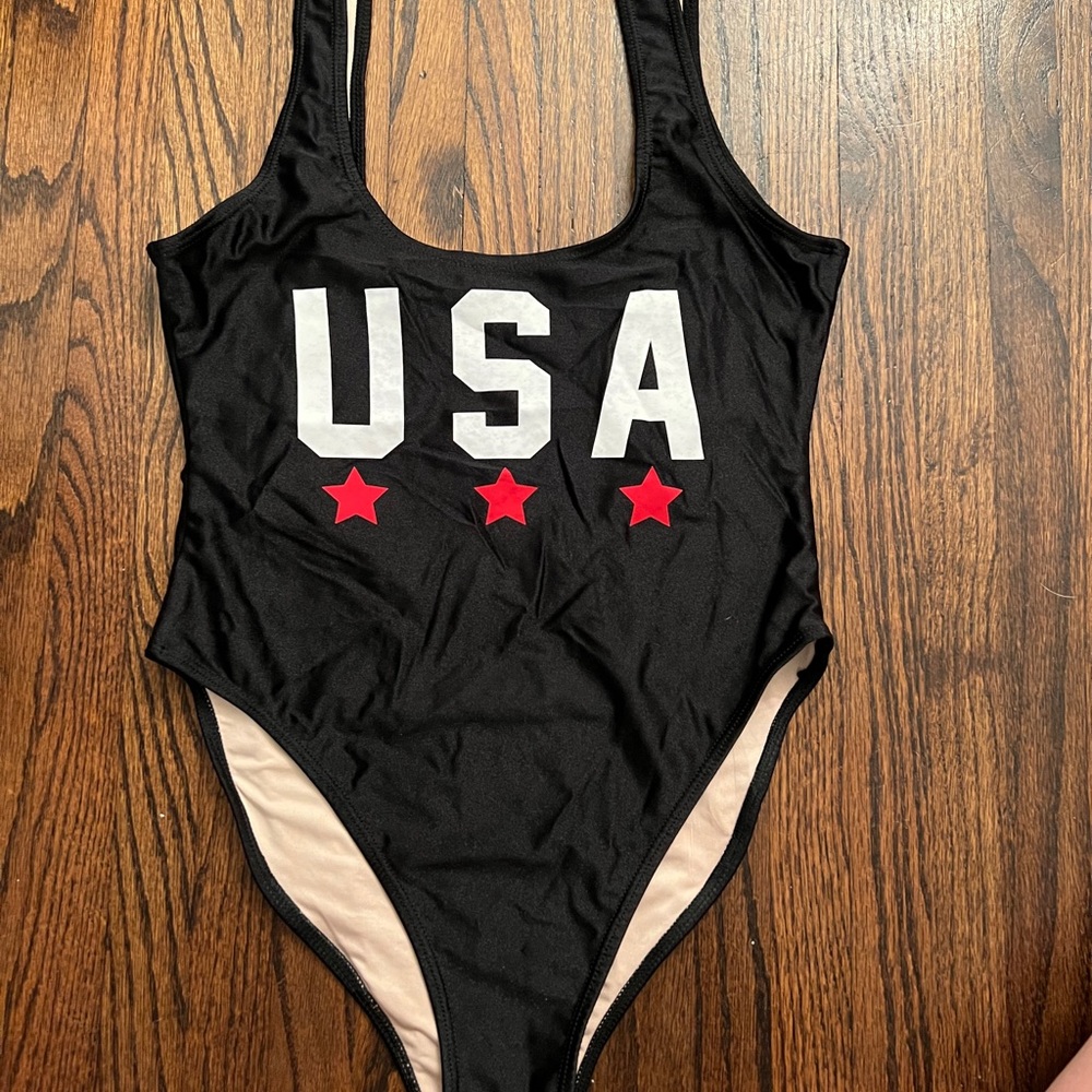 USA one piece swimsuit / leotard